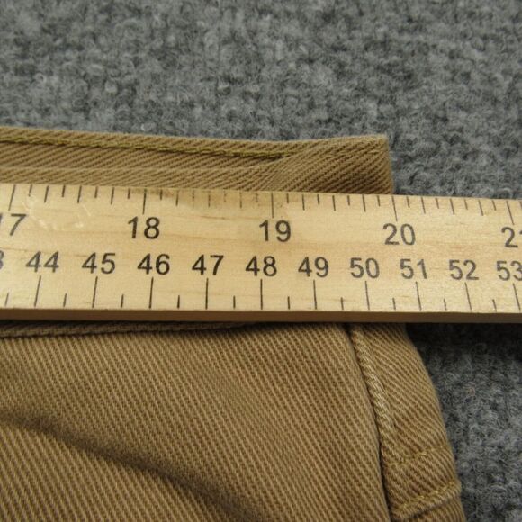 LL Bean Jeans Mens 40x33 Flannel Lined‎ Tan Workwear Winter Warm Outdoors - Picture 6 of 12